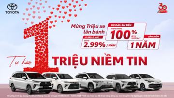 Toyota tung loạt ưu đãi lớn cho khách mua xe trong tháng 8/2025
