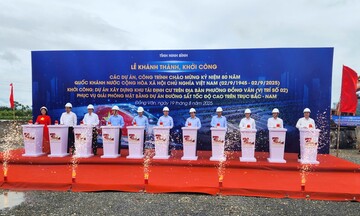 Ninh Bình: Khởi công, khánh thành hàng loạt dự án chào mừng Quốc khánh 2/9