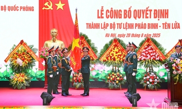 Bộ Quốc phòng chính thức thành lập Bộ Tư lệnh Pháo binh - Tên lửa
