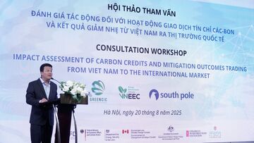 Đánh giá tác động thị trường các-bon: Bước chuẩn bị cho Việt Nam