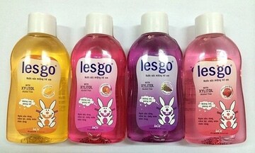 Nước súc miệng Lesgo trẻ em bị thu hồi vì vi phạm công bố thành phần