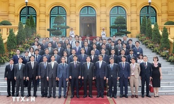 Chủ tịch nước đánh giá cao quan hệ hợp tác toàn diện Việt Nam-Nhật Bản 