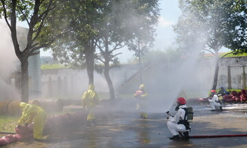 Diễn tập ứng phó sự cố hóa chất thành phố Đà Nẵng năm 2025