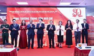 Khai trương Trung tâm Báo chí Triển lãm kỷ niệm 80 năm Quốc khánh