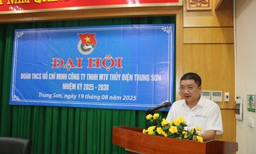 Đoàn Thanh niên Thủy điện Trung Sơn tổ chức thành công Đại hội Đoàn lần thứ V