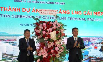 Bộ trưởng Nguyễn Hồng Diên dự lễ khánh thành kho cảng LNG Cái Mép
