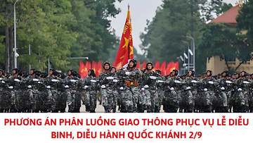 Infographic | Danh sách các tuyến đường bị cấm dịp Quốc khánh 2/9