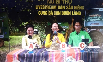 Sầu riêng Ea Knuếc ‘cháy hàng’ nhờ livestream: Bước đột phá từ thương mại điện tử