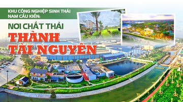 Khu công nghiệp sinh thái Nam Cầu Kiền: Nơi chất thải thành tài nguyên