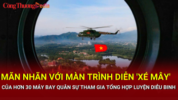Mãn nhãn màn trình diễn 'xé mây' của hơn 30 máy bay quân sự hợp luyện duyệt binh