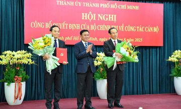 TP. Hồ Chí Minh công bố các quyết định về công tác cán bộ