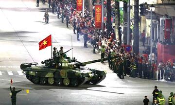 Hình ảnh hợp luyện A80: Lan tỏa lòng yêu nước, tinh thần đại đoàn kết 