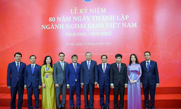 Tổng Bí thư Tô Lâm dự lễ kỷ niệm 80 năm ngành Ngoại giao