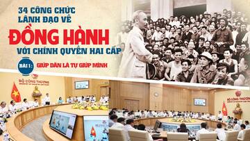 34 công chức lãnh đạo về đồng hành với chính quyền hai cấp - Bài 1: Giúp dân là tự giúp mình