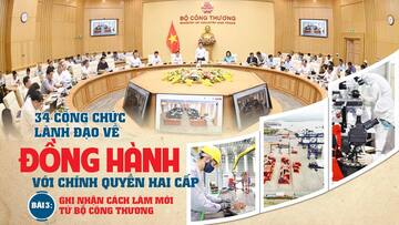 34 công chức lãnh đạo về đồng hành với chính quyền hai cấp - Bài 3: Ghi nhận cách làm mới từ Bộ Công Thương