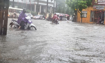 Chi tiết các điểm úng ngập tại Hà Nội sáng nay 26/8