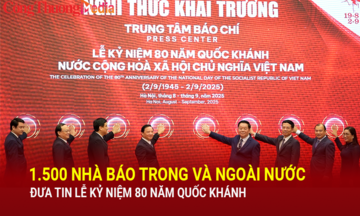 1.500 nhà báo trong và ngoài nước đưa tin Lễ kỷ niệm 80 năm Quốc khánh
