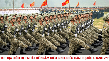 Infographic | Top địa điểm đẹp nhất để ngắm diễu binh, diễu hành A80