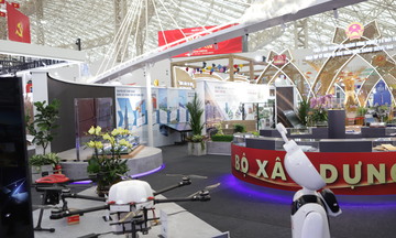 Hai phân khu trưng bày của ngành xây dựng tại Triển lãm thành tựu đất nước 80 năm 