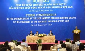 Số lượng người được đặc xá trong năm 2025 lớn nhất từ trước đến nay
