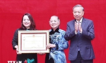 Tổng Bí thư dự Lễ truy tặng Danh hiệu Anh hùng Lực lượng vũ trang cho Thượng tướng Bùi Thiện Ngộ