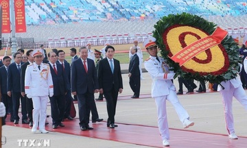 Lãnh đạo Đảng, Nhà nước vào Lăng viếng Chủ tịch Hồ Chí Minh dịp Quốc khánh