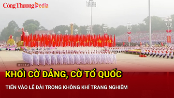 Hào khí Việt Nam rực sáng cùng Khối Cờ Đảng, Cờ Tổ quốc 