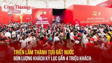 Triển lãm thành tựu đất nước đón gần 4 triệu khách tham quan