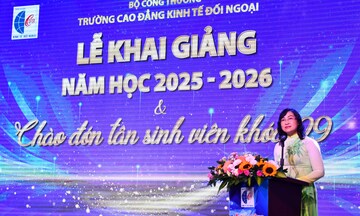Thứ trưởng Phan Thị Thắng dự lễ khai giảng Trường Cao đẳng Kinh tế Đối ngoại