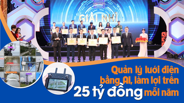 Quản lý lưới điện bằng AI, làm lợi trên 25 tỷ đồng mỗi năm