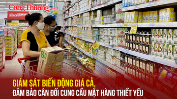 Giám sát biến động giá, đảm bảo cân đối cung - cầu mặt hàng thiết yếu