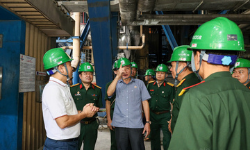 Cựu chiến binh Petrovietnam thăm Nhà máy Nhiệt điện Thái Bình 2