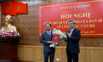 Ông Lê Minh Ngân giữ chức Phó Bí thư Thường trực Tỉnh ủy Lai Châu