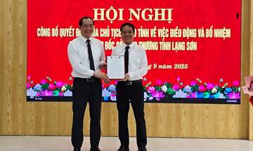 Bổ nhiệm ông Bùi Quốc Khánh giữ chức Giám đốc Sở Công Thương Lạng Sơn