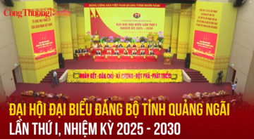 Phó Thủ tướng Nguyễn Hòa Bình dự, chỉ đạo Đại hội Đảng bộ Quảng Ngãi