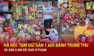 Hà Nội: Tạm giữ gần 1.600 bánh trung thu và gần 3.000 đồ chơi vi phạm