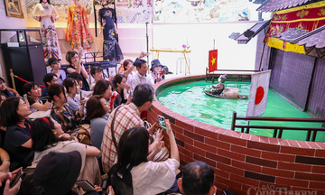 Múa rối nước Việt Nam ‘gây bão’ tại Nhật Bản