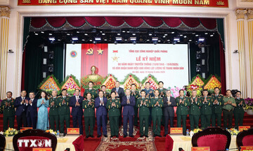 Tổng Bí thư Tô Lâm dự Lễ kỷ niệm 80 năm Ngày truyền thống Tổng cục Công nghiệp Quốc phòng