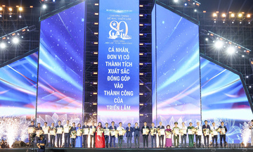 Bộ Công Thương đoạt giải 'Không gian trưng bày tiêu biểu' tại Triển lãm Thành tựu đất nước