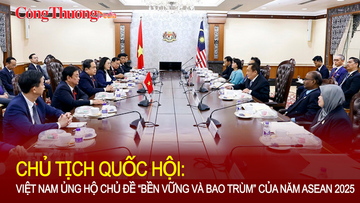 Chủ tịch Quốc hội: Việt Nam ủng hộ chủ đề 'Bền vững và Bao trùm' của năm ASEAN 2025