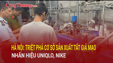 Hà Nội: Triệt phá cơ sở sản xuất tất giả mạo nhãn hiệu UNIQLO, NIKE