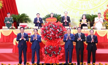 Chủ tịch Quốc hội Trần Thanh Mẫn dự Đại hội đại biểu Đảng bộ tỉnh Khánh Hòa lần thứ I