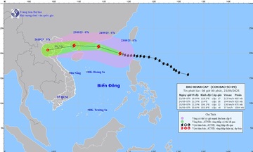 Hà Tĩnh ra công điện chủ động ứng phó với siêu bão Ragasa