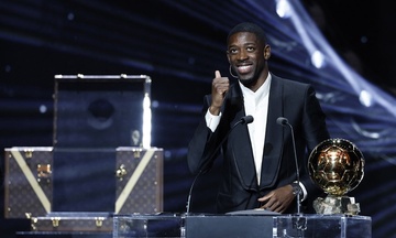 Danh hiệu Quả bóng vàng 2025 gọi tên Ousmane Dembele