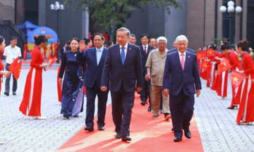 Tổng Bí thư Tô Lâm dự Đại hội đại biểu Đảng bộ Mặt trận Tổ quốc