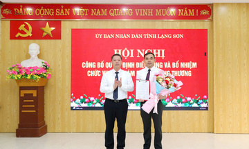Ông Hoàng Khánh Duy được bổ nhiệm Phó Giám đốc Sở Công Thương Lạng Sơn