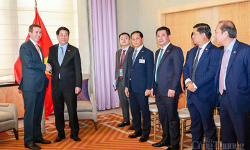 Bộ trưởng Nguyễn Hồng Diên tháp tùng Chủ tịch nước Lương Cường trong các hoạt động tại Hoa Kỳ