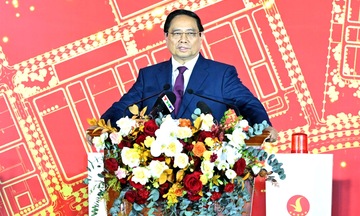 Chùm ảnh: Thủ tướng dự khởi công hai dự án chiến lược ở Hải Phòng