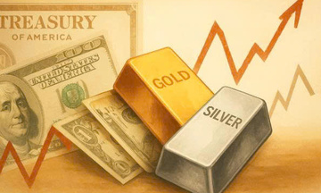 Giá bạc thỏi tăng 61% sau 1 năm