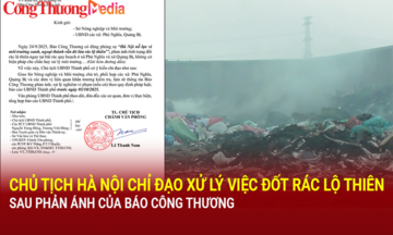 Chủ tịch Hà Nội chỉ đạo kiểm tra việc đốt rác lộ thiên sau phản ánh của Báo Công Thương